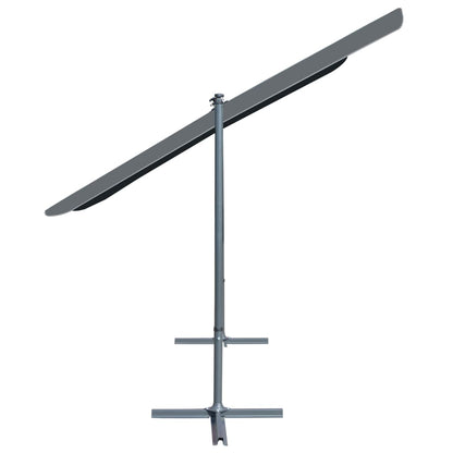 Gazebo con Tetto Retrattile Inclinabile 350x253x196cm Antracite