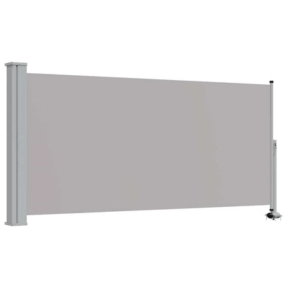 Tenda da Sole Laterale Retrattile 120 x 300 cm Grigia