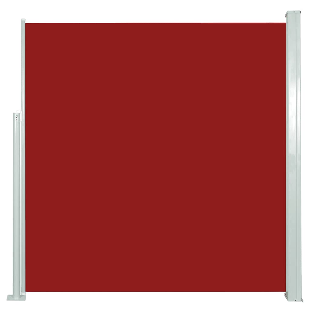 Tenda da Sole Laterale Retrattile 140 x 300 cm Rossa