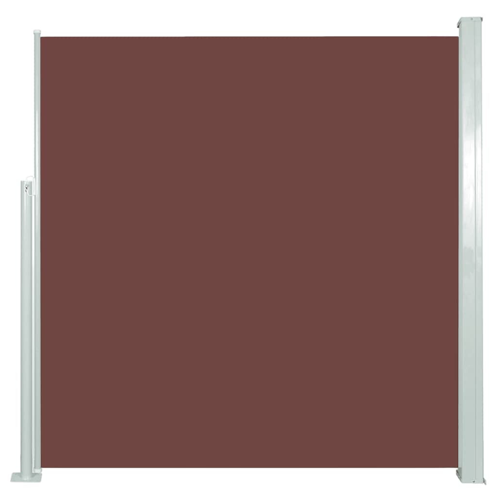 Tenda da Sole Laterale Retrattile 140 x 300 cm Marrone