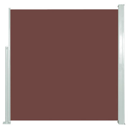 Tenda da Sole Laterale Retrattile 140 x 300 cm Marrone