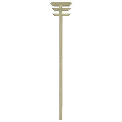 Pergola da Giardino Legno di Pino Impregnato 180x210x40 cm