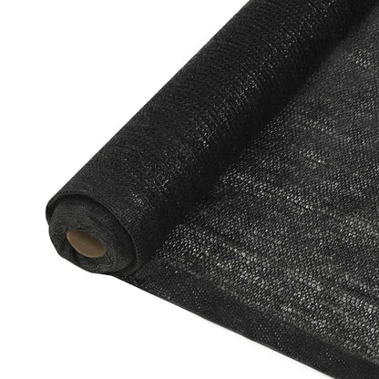 Rete per Privacy in HDPE 1,5x25 m Nera
