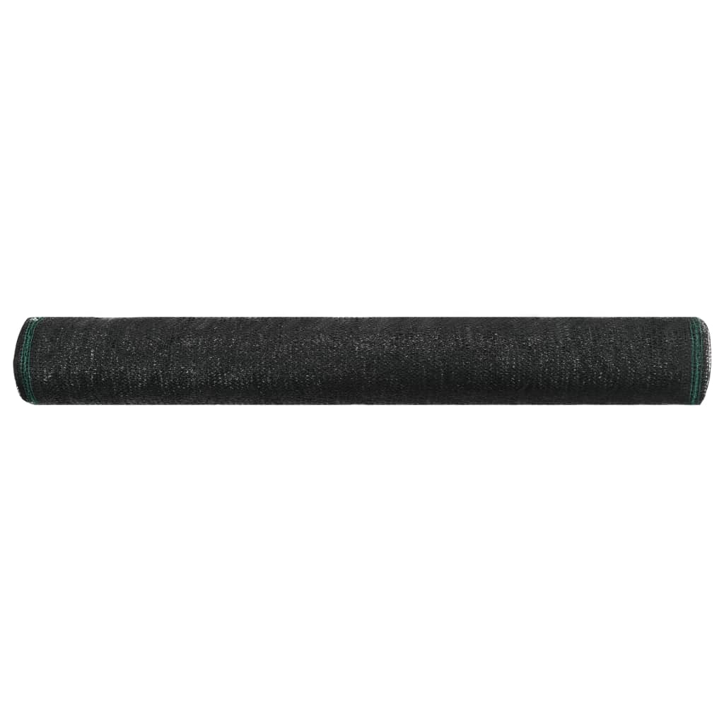 Schermo di Recinzione da Tennis in HDPE 1,4x50 m Nera