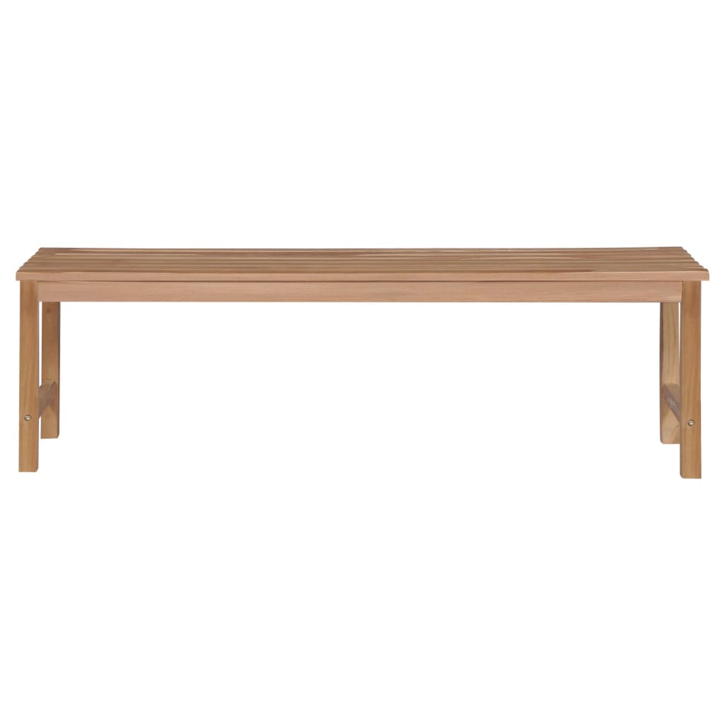 Panca da Giardino 150 cm in Legno Massello di Teak