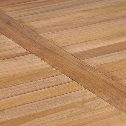 Tavolo da Giardino 80x80x77 cm in Legno Massello di Teak