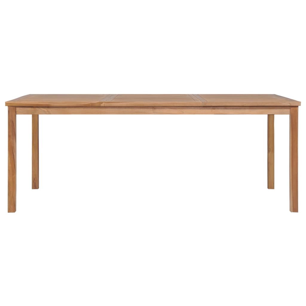 Tavolo da Giardino 200x100x77 cm in Legno Massello di Teak