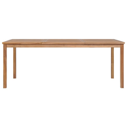 Tavolo da Giardino 200x100x77 cm in Legno Massello di Teak