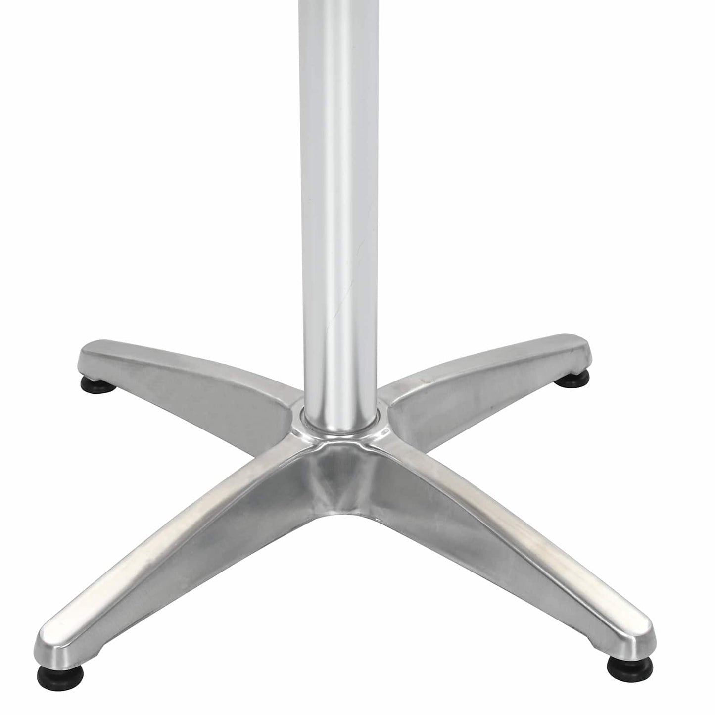 tavolo Argento Alluminio e Plastica
