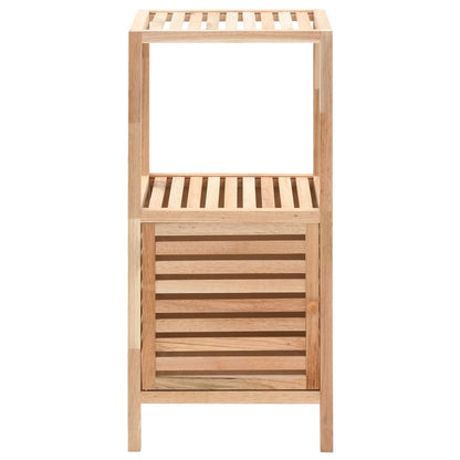Armadietto da Bagno in Legno Massello di Noce 39,5x35,5x86 cm