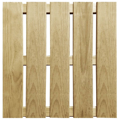 Piastrelle per Esterni 6 pz 50x50 cm in Legno Verde