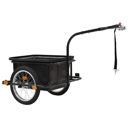 Rimorchio Bicicletta Nero 50 L