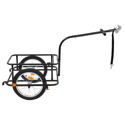 Rimorchio Bicicletta Nero 50 L