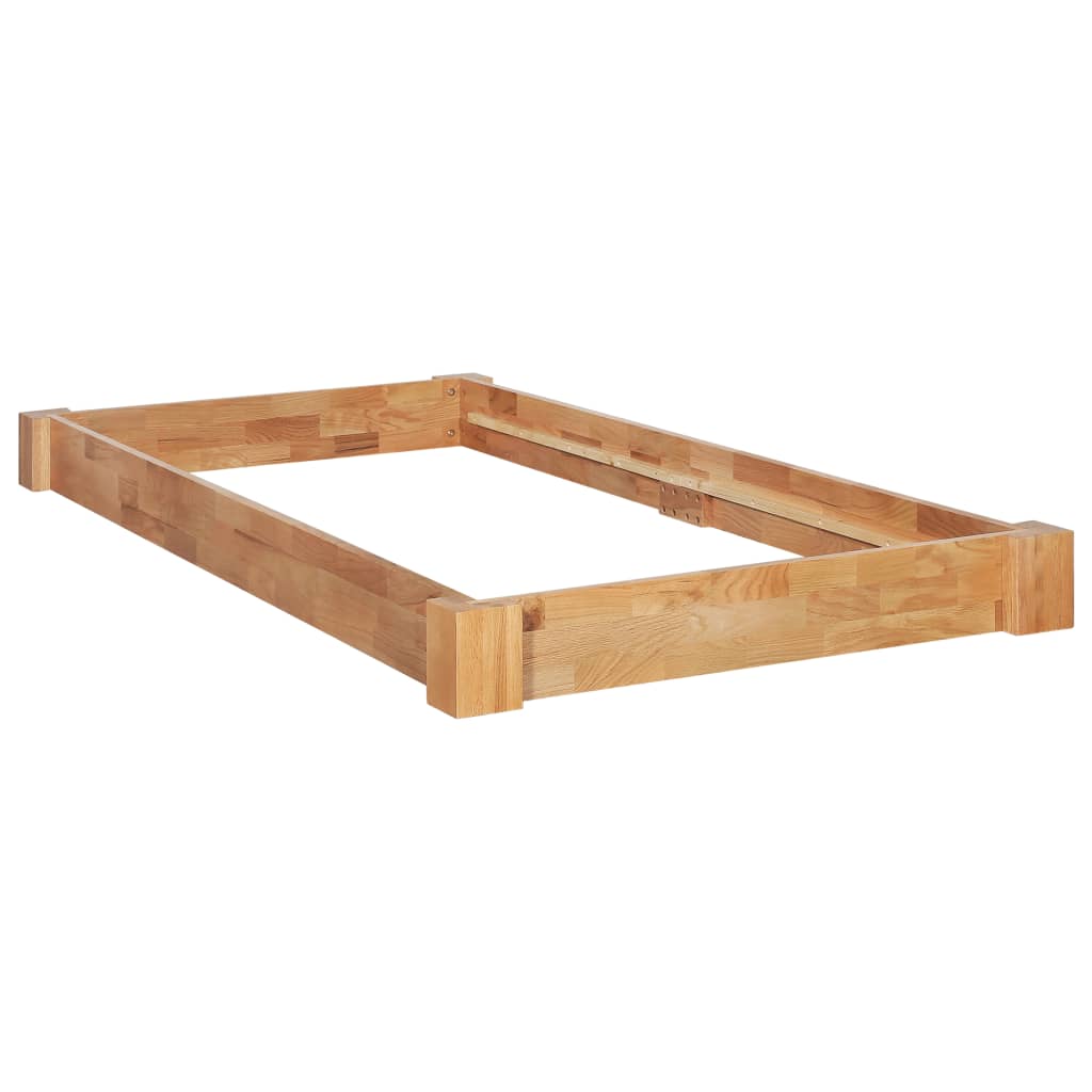 Giroletto senza Materasso in Legno Massello di Rovere 90x200cm