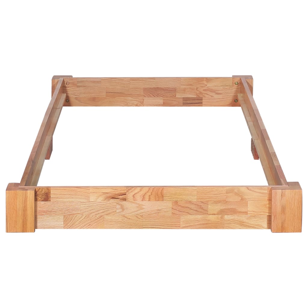 Giroletto senza Materasso in Legno Massello di Rovere 90x200cm