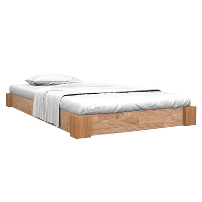 Giroletto senza Materasso in Legno Massello di Rovere 160x200cm