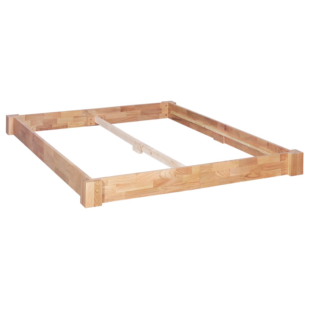 Giroletto senza Materasso in Legno Massello di Rovere 160x200cm