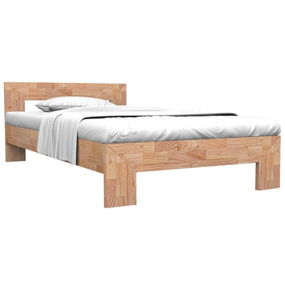 Giroletto senza Materasso in Legno Massello di Rovere 160x200cm
