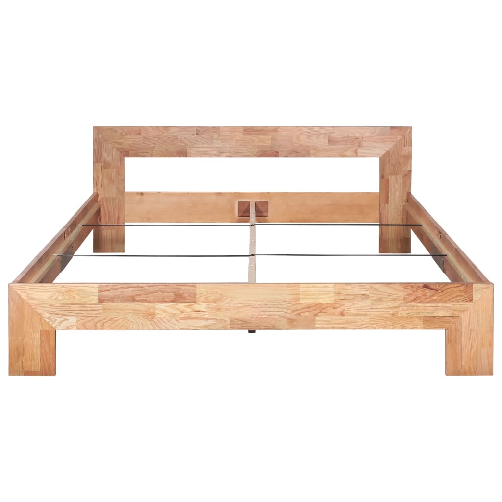 Giroletto senza Materasso in Legno Massello di Rovere 160x200cm