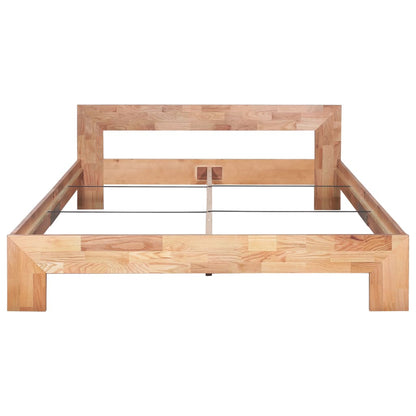 Giroletto senza Materasso in Legno Massello di Rovere 160x200cm