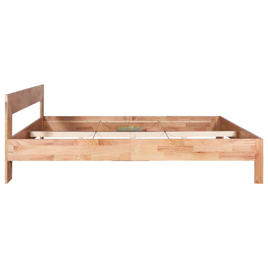 Giroletto senza Materasso in Legno Massello di Rovere 160x200cm