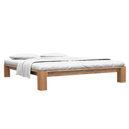 Giroletto senza Materasso in Legno Massello di Rovere 160x200cm
