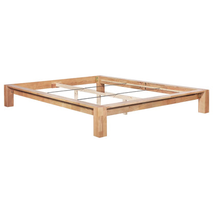 Giroletto senza Materasso in Legno Massello di Rovere 160x200cm