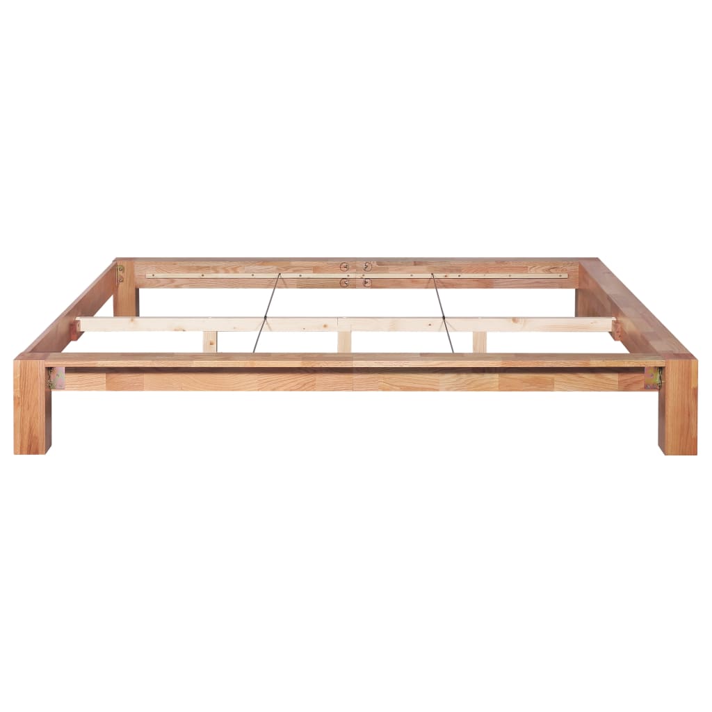 Giroletto senza Materasso in Legno Massello di Rovere 160x200cm