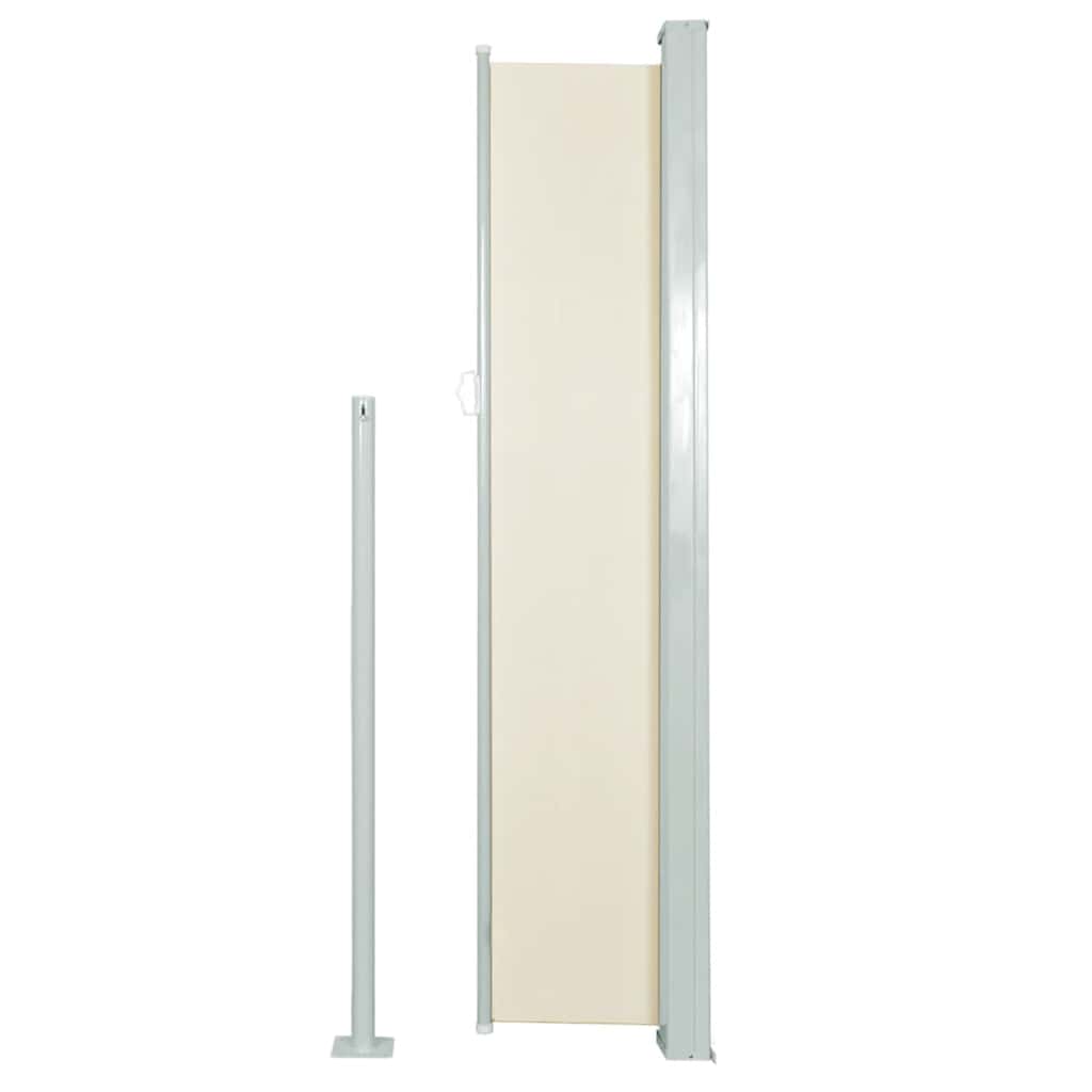 Tenda da Sole Laterale Retrattile 160 x 500 cm Crema