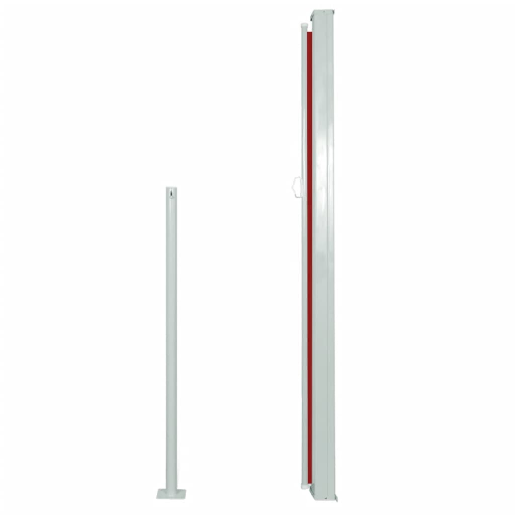 Tenda da Sole Laterale Retrattile 160 x 500 cm Rossa