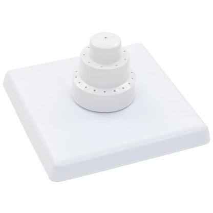 Fontana da Piscina 13 pz Bianco
