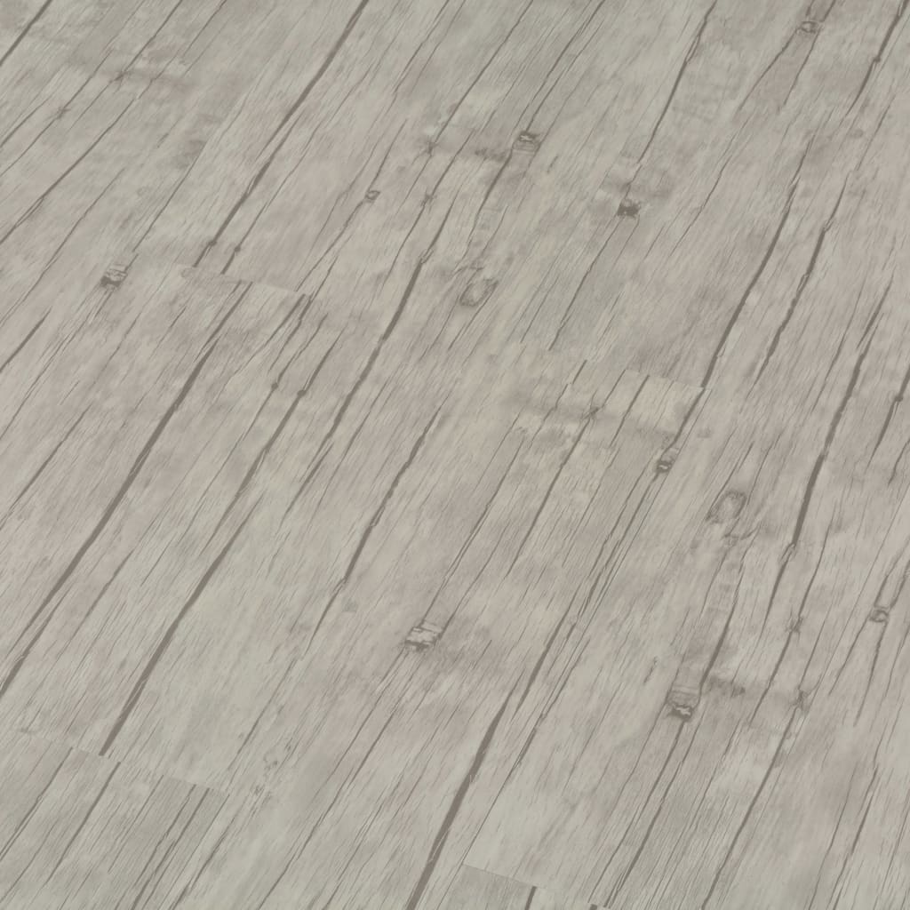 Listoni per Pavimenti Autoadesivi 4,46m² 3mm PVC Rovere Slavato