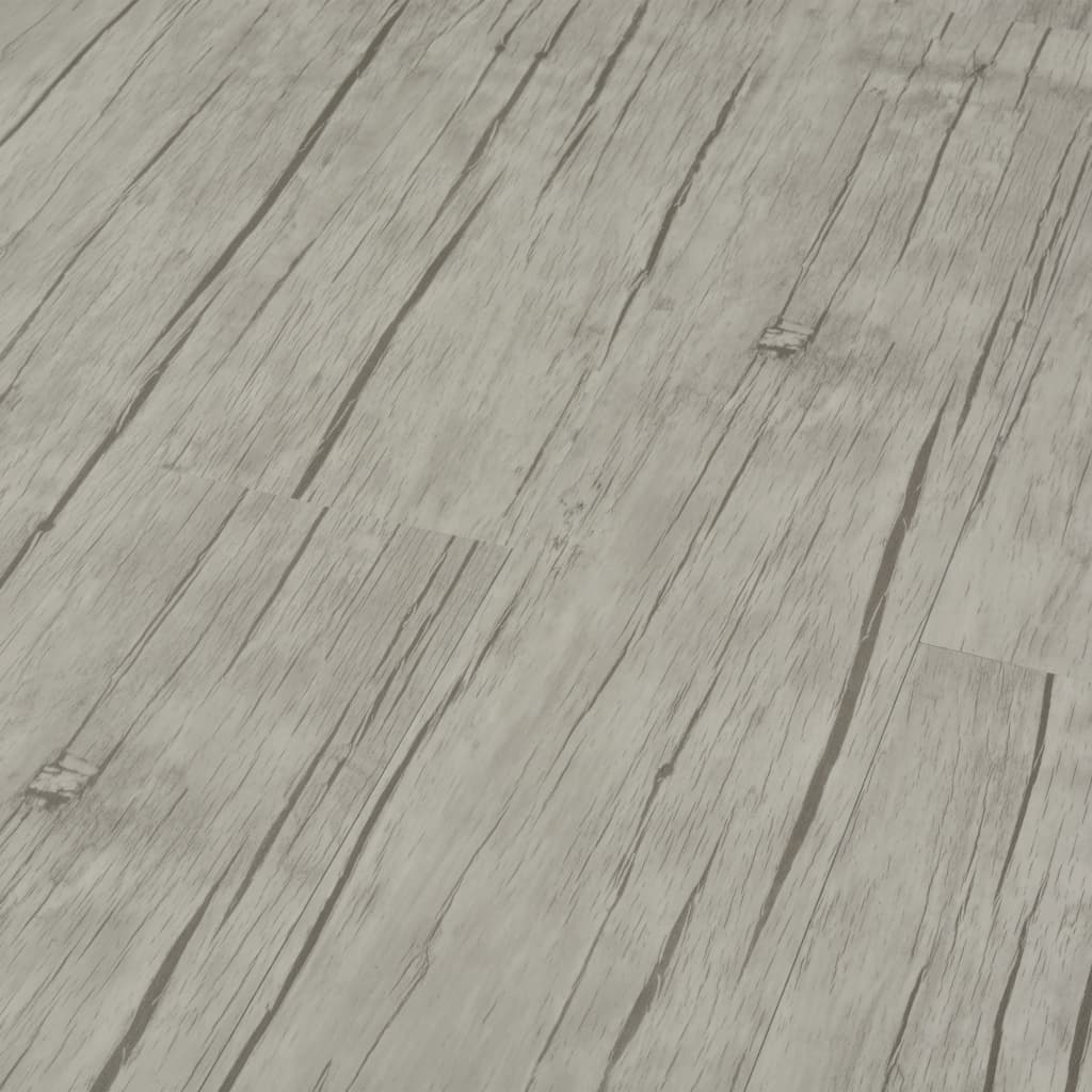 Listoni per Pavimenti Autoadesivi 4,46m² 3mm PVC Rovere Slavato