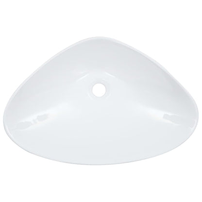 Lavandino 58,5x39x14 cm in Ceramica Bianco