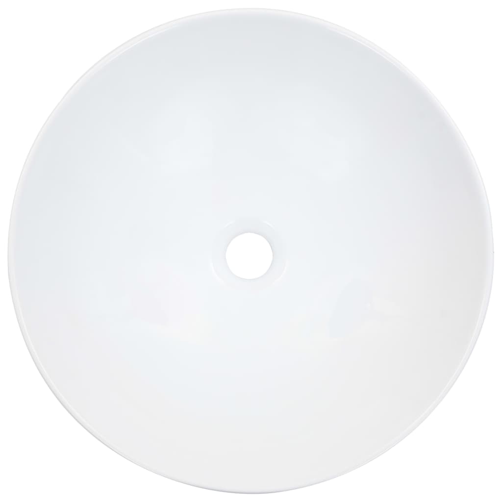 Lavandino 41x12,5 cm in Ceramica Bianco