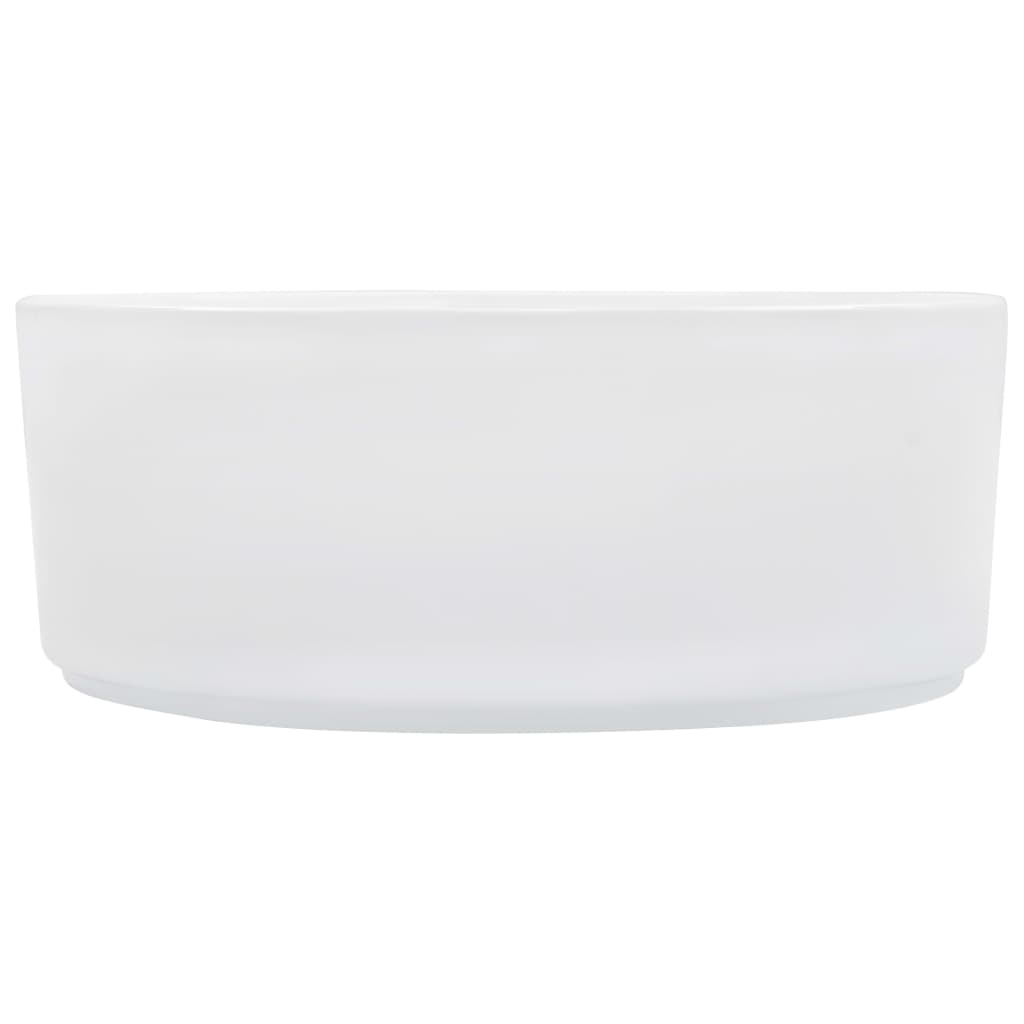 Lavandino 36x14 cm in Ceramica Bianco