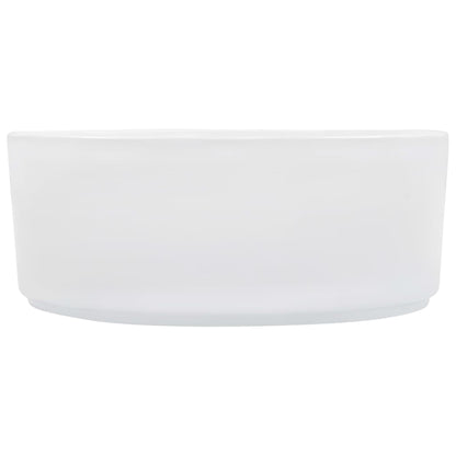 Lavandino 36x14 cm in Ceramica Bianco