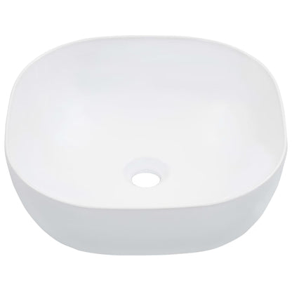 Lavandino 42,5x42,5x14,5 cm in Ceramica Bianco