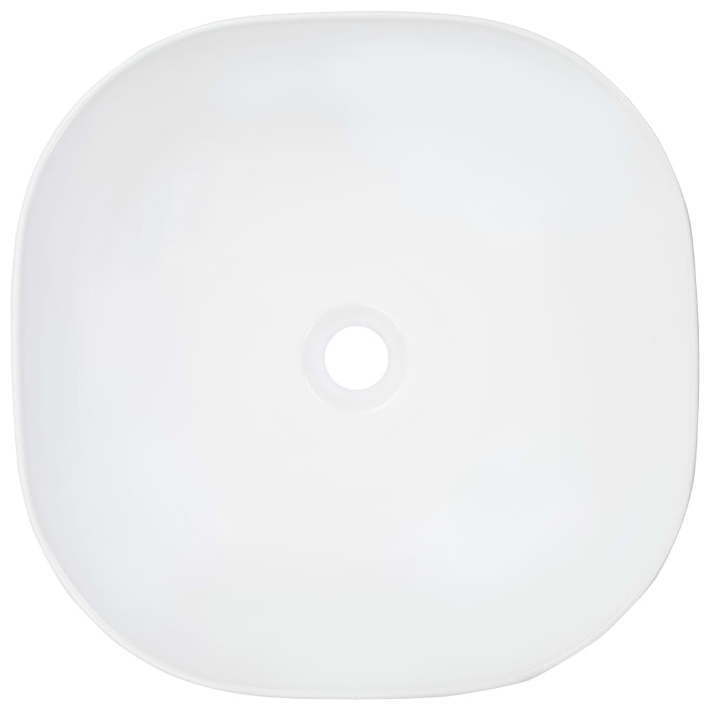 Lavandino 42,5x42,5x14,5 cm in Ceramica Bianco