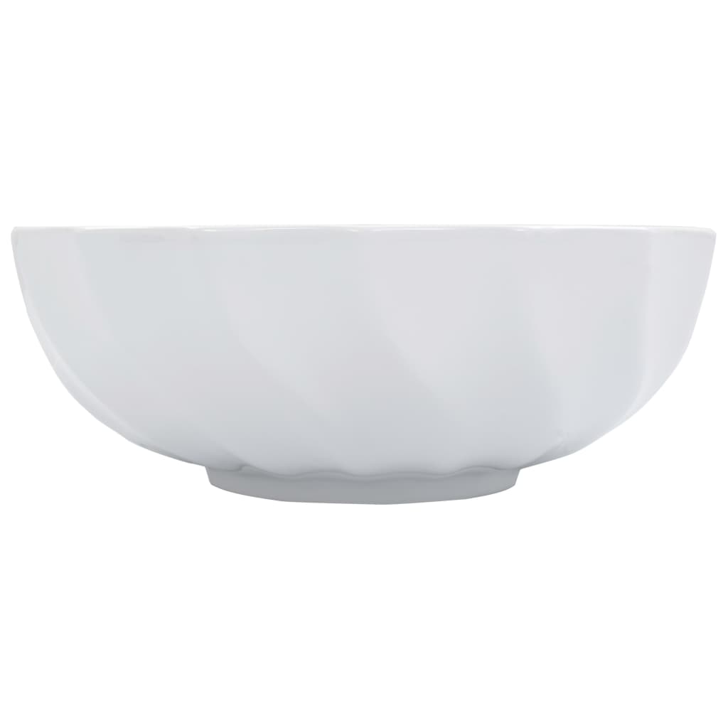 Lavandino 46x17 cm in Ceramica Bianco
