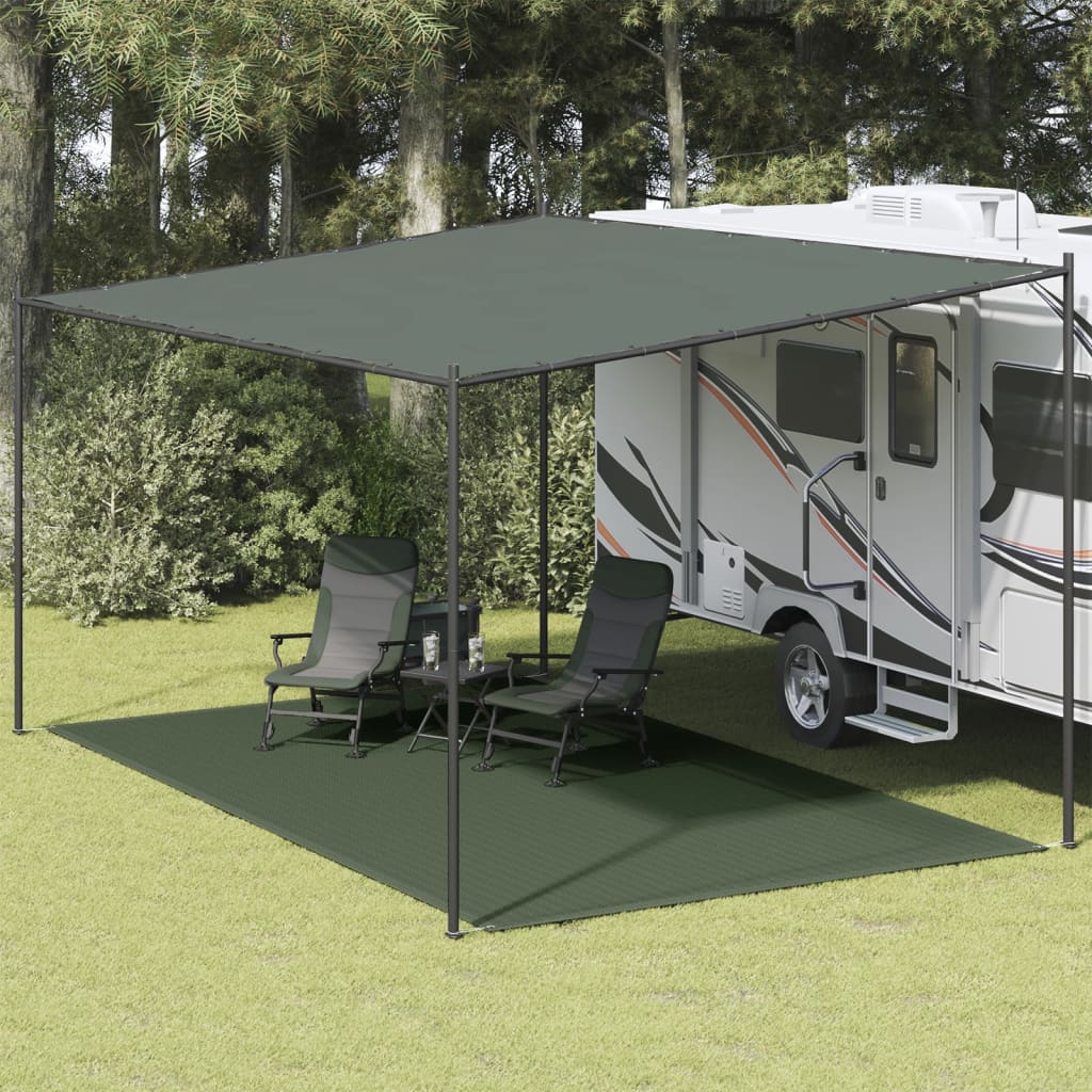Tappeto da Tenda 300x500 cm in HDPE Verde
