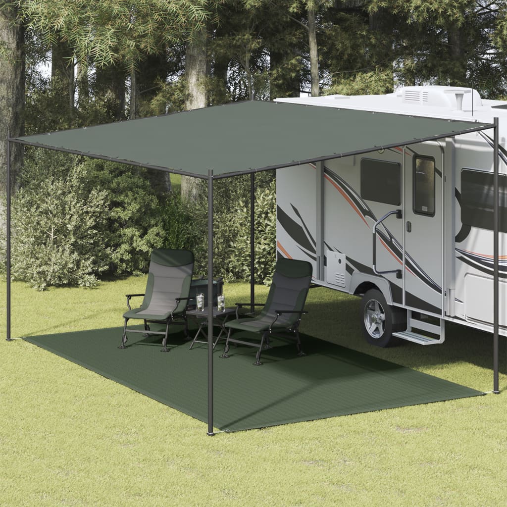 Tappeto da Tenda 300x600 cm in HDPE Verde