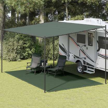 Tappeto da Tenda 300x600 cm in HDPE Verde