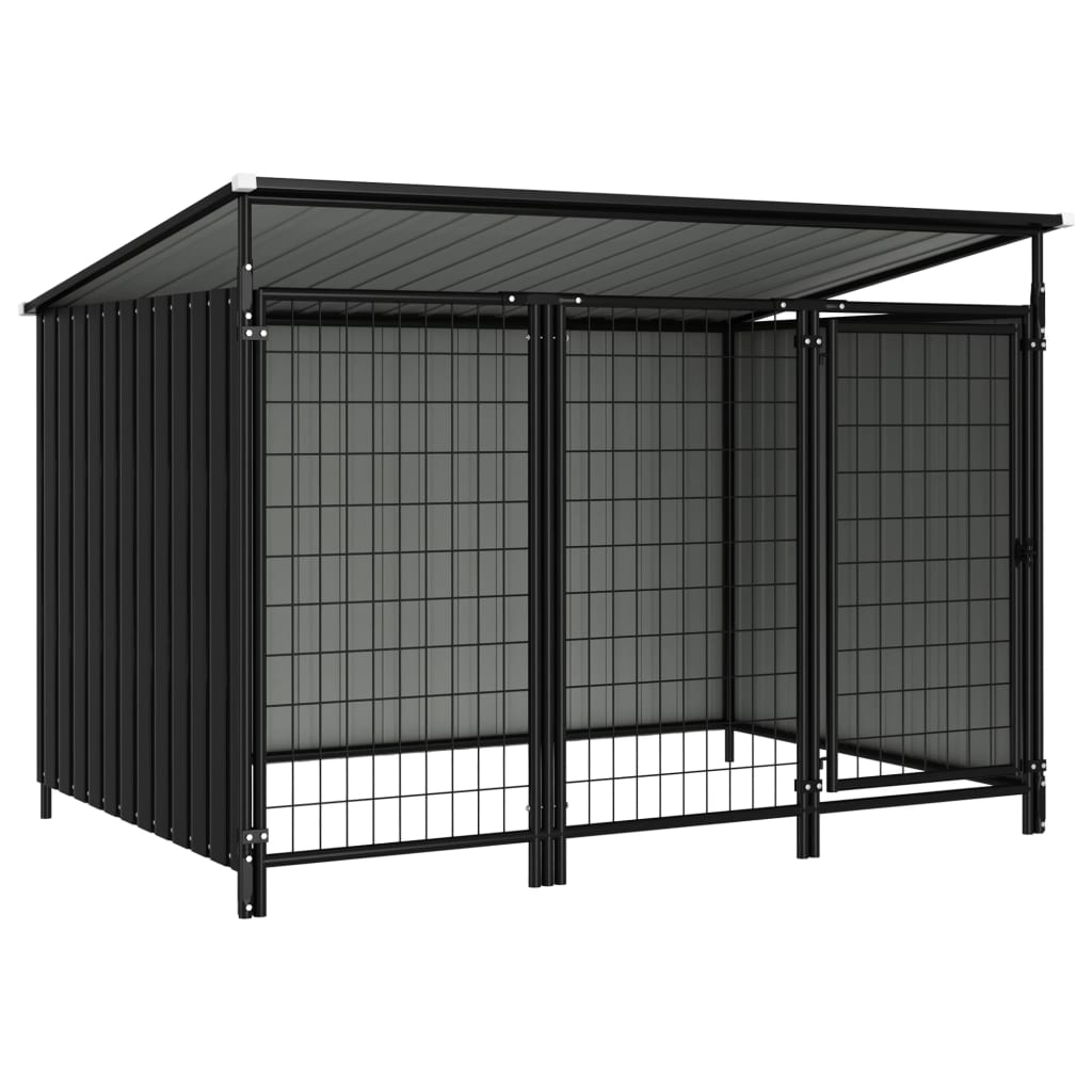 Box per Cani da Esterno 193x133x116 cm