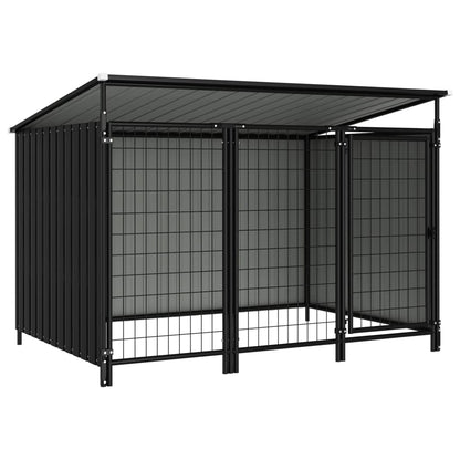 Box per Cani da Esterno 193x133x116 cm