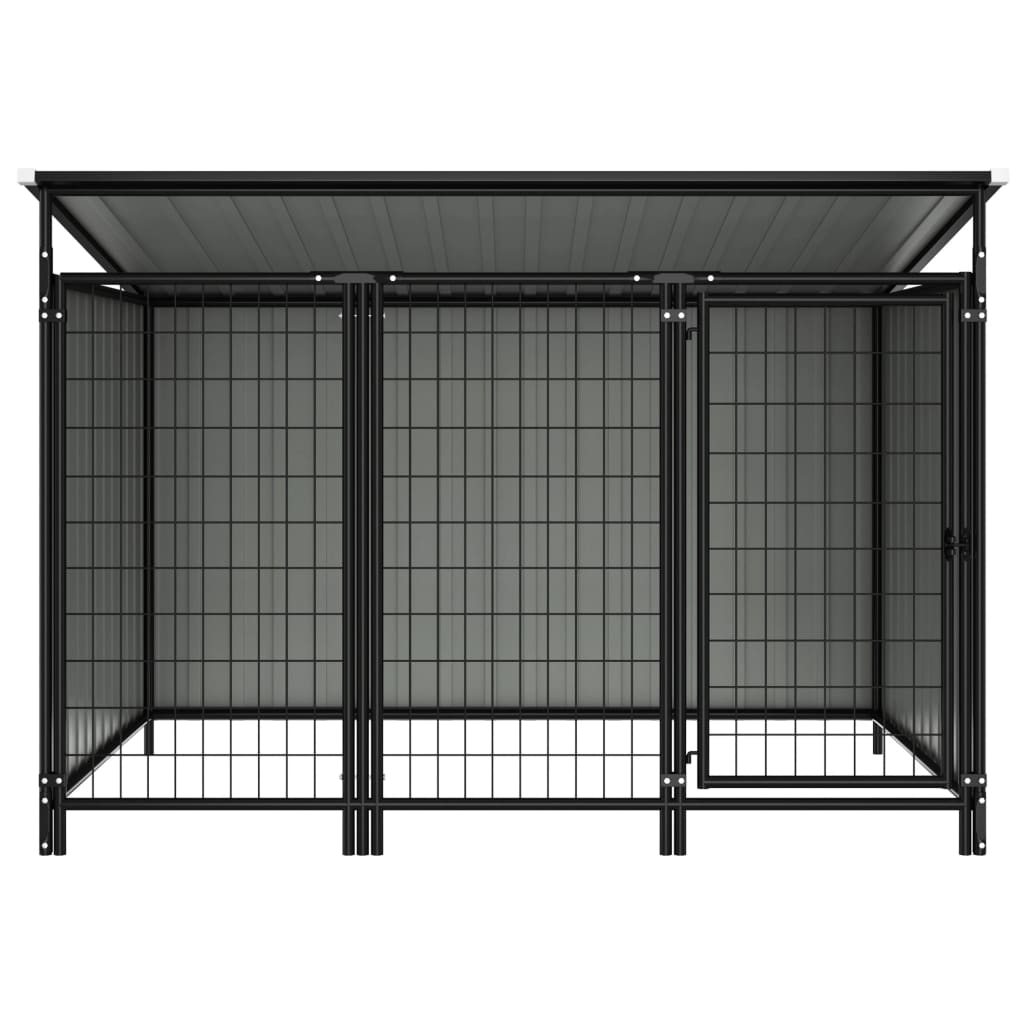Box per Cani da Esterno 193x133x116 cm