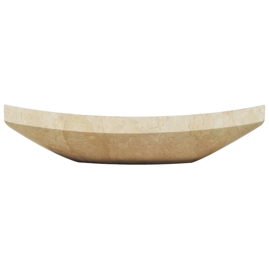 Lavandino 50x35x12 cm in Marmo Crema