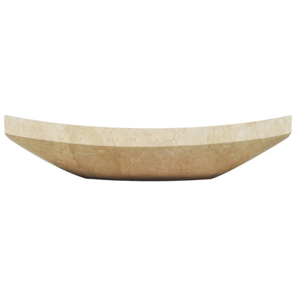 Lavandino 50x35x12 cm in Marmo Crema