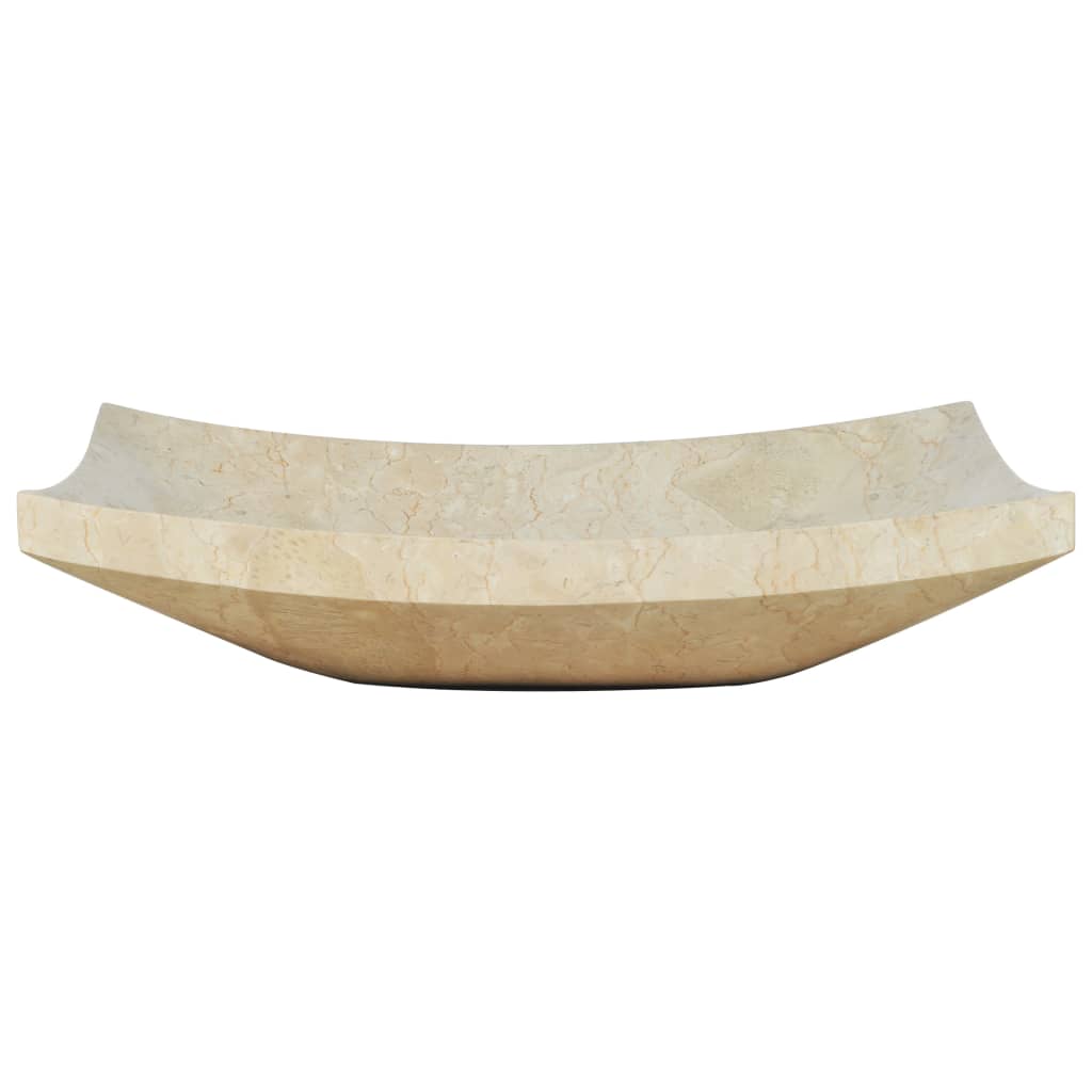 Lavandino 50x35x12 cm in Marmo Crema