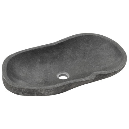 Lavandino Ovale in Pietra di Fiume 60-70 cm